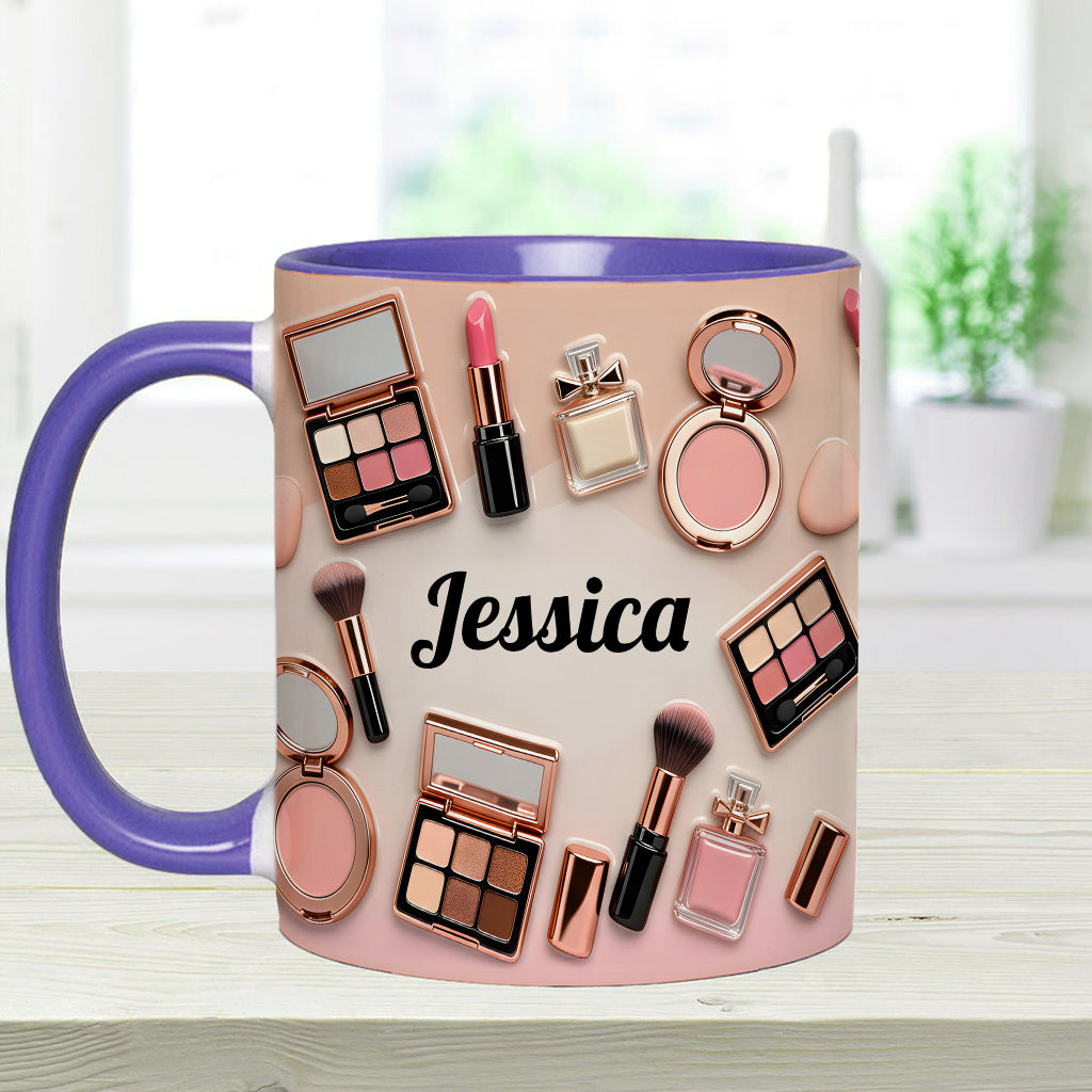 Makeup Artist - Personalized Makeup Accent Mug & Coaster