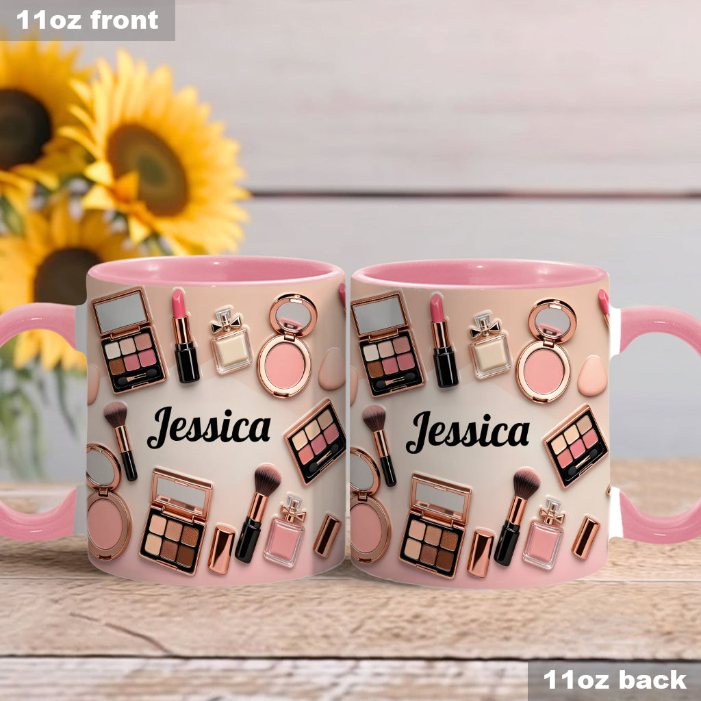 Makeup Artist - Personalized Makeup Accent Mug & Coaster