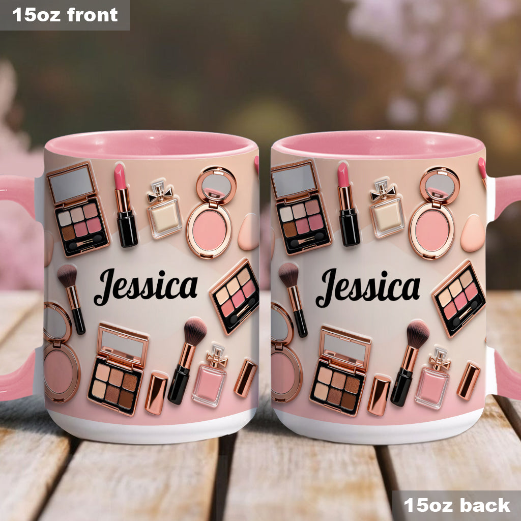 Makeup Artist - Personalized Makeup Accent Mug & Coaster