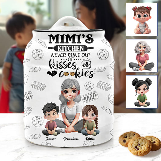 Mimi's Kitchen - Personalized Grandma Cookie Jar