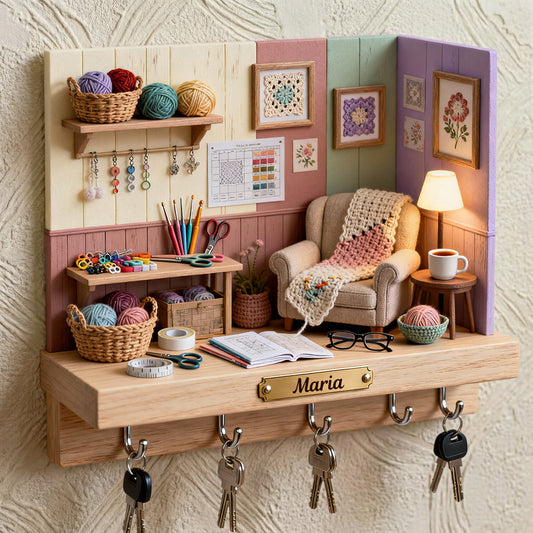 Häkelfans aufgepasst! – Personalisierter, individuell geformter Häkel-Hängeständer