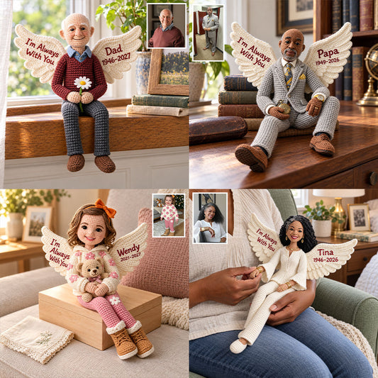 I'm Always With You - Personalized Memorial Posable Plush Doll