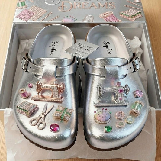 Nähbegeisterte – Personalisierte Nähclogs mit Fußgewölbeunterstützung