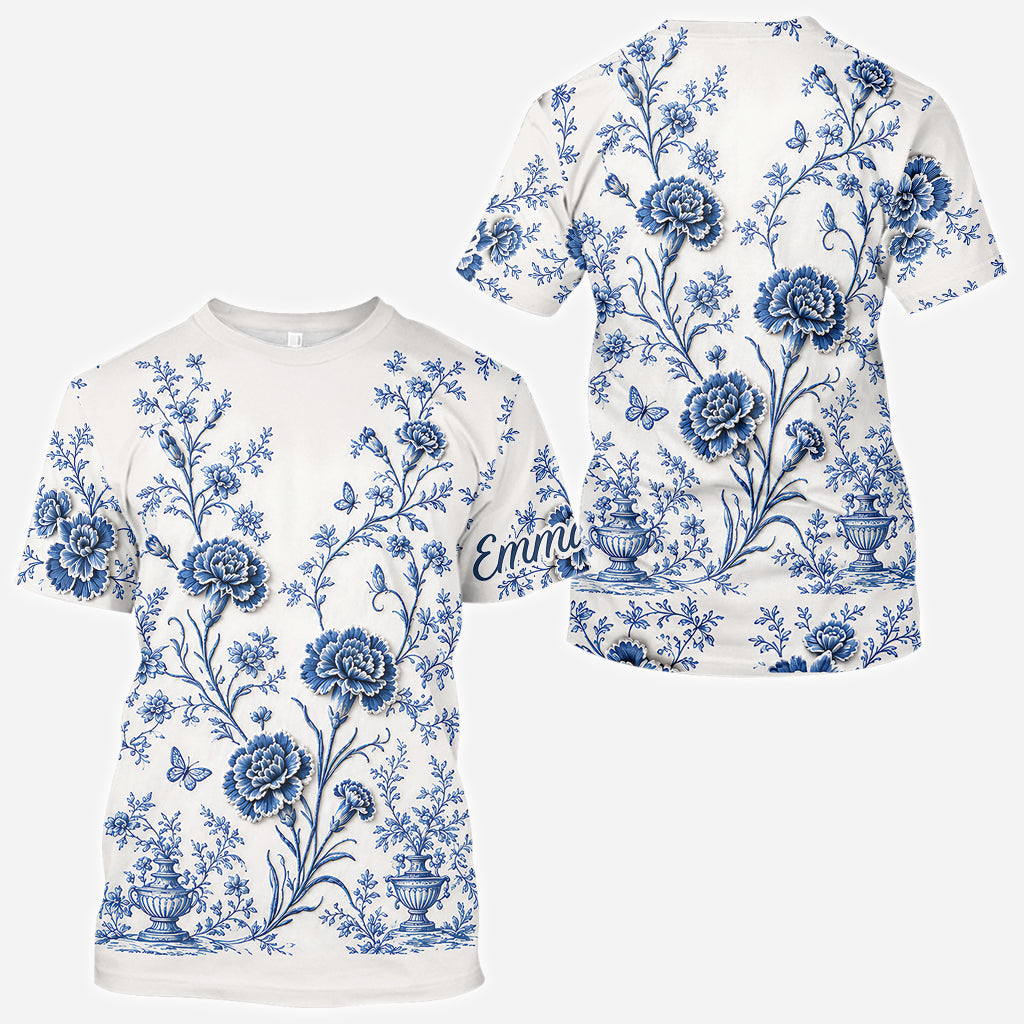 Birth Flower - Personalized Self Love All Over Shirt