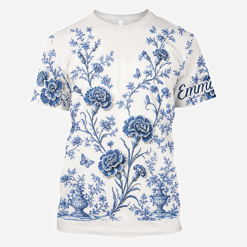 Birth Flower - Personalized Self Love All Over Shirt