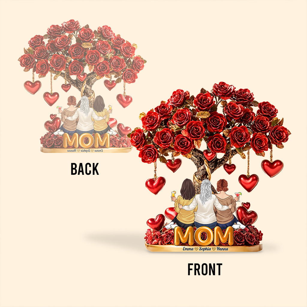 Best Mom Ever - Personalized Mother Custom Shaped Acrylic Plaque