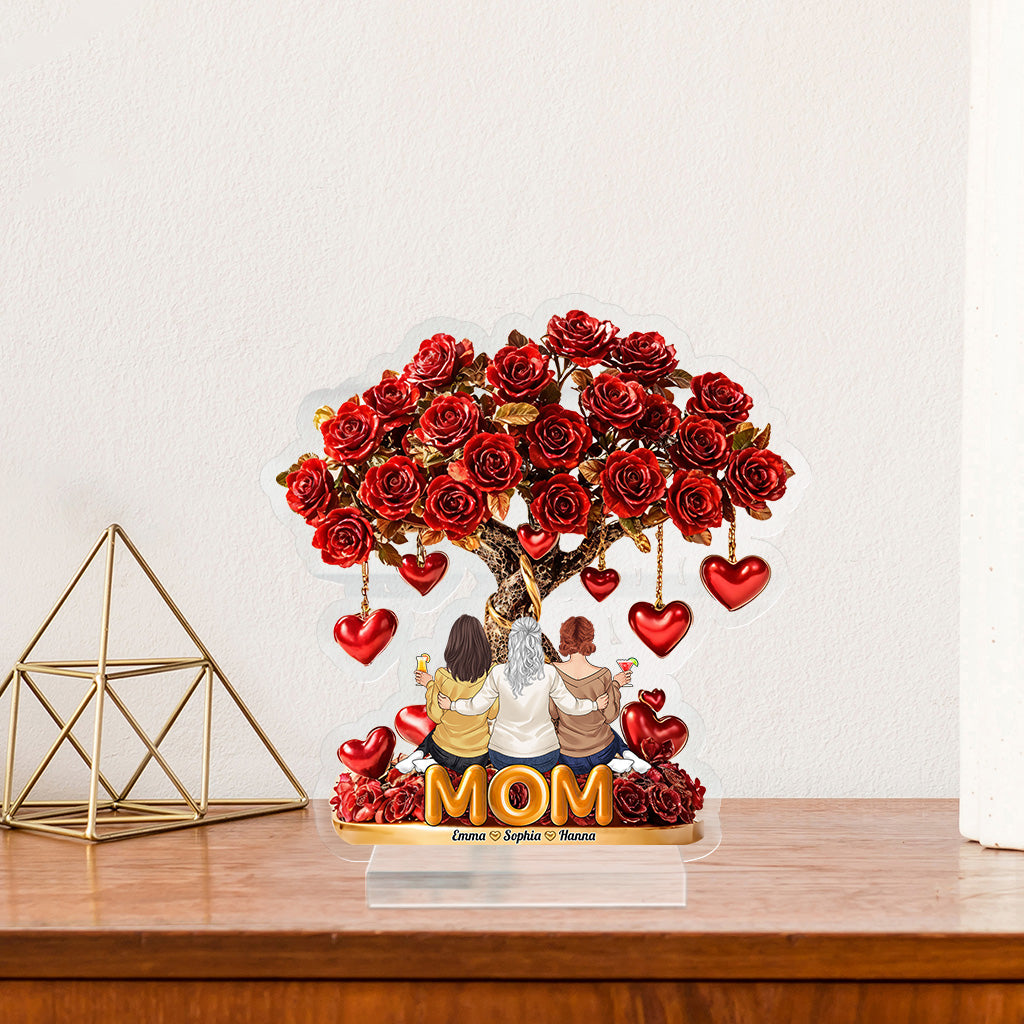 Best Mom Ever - Personalized Mother Custom Shaped Acrylic Plaque