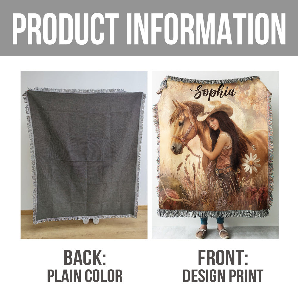 Personalisierte Pferdedecke für Pferdeliebhaber
