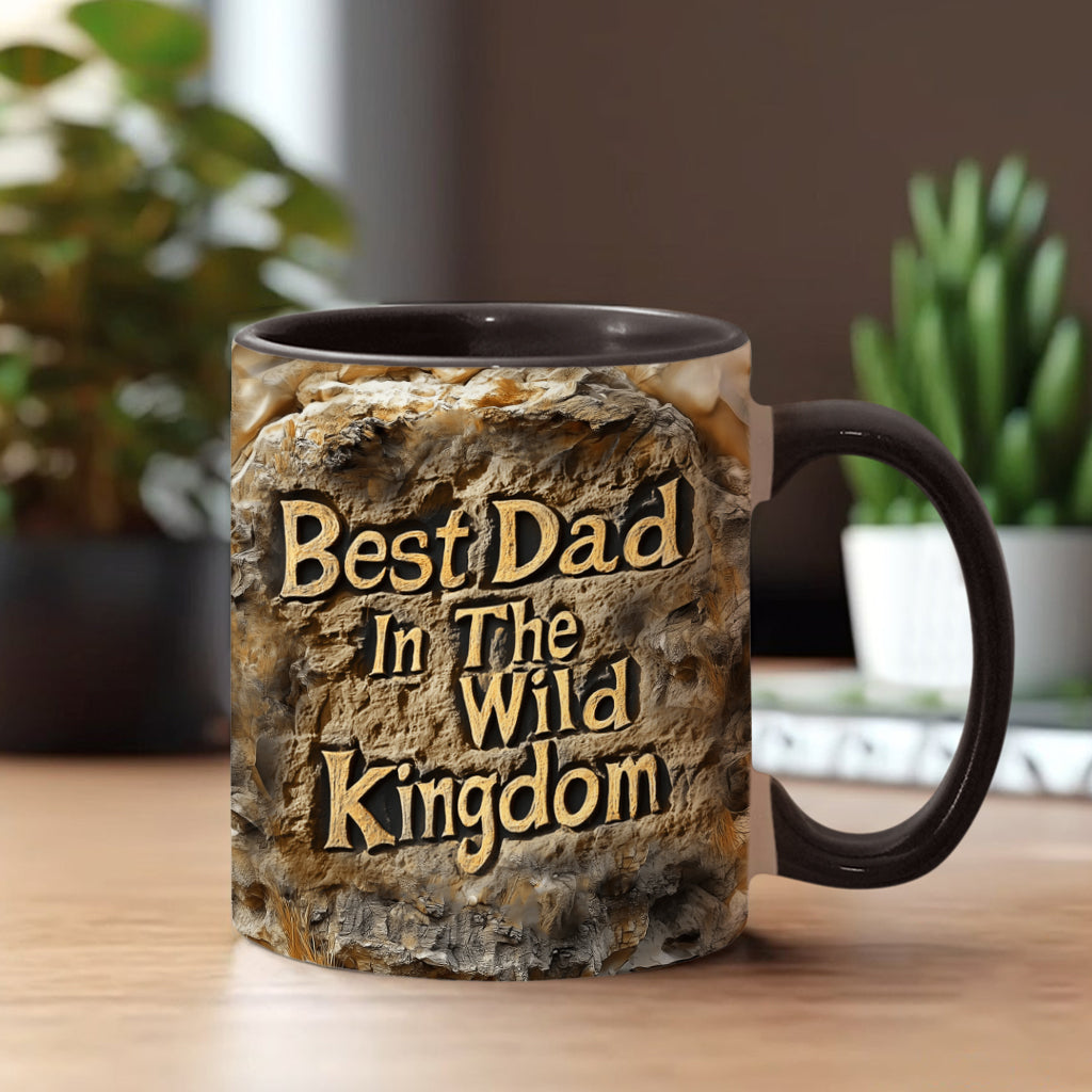 Papa Löwe - Personalisierte Tasse mit Vater-Akzent