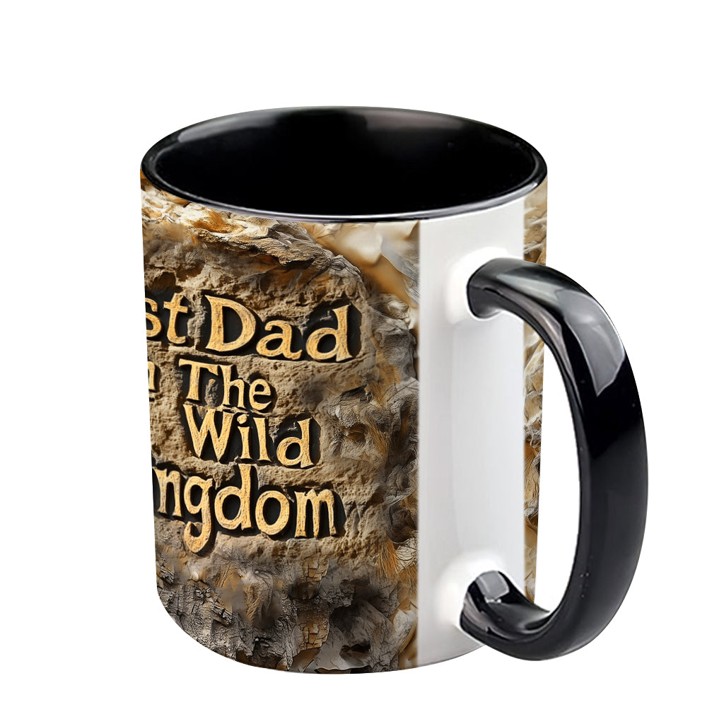 Papa Löwe - Personalisierte Tasse mit Vater-Akzent