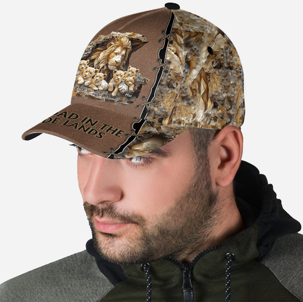 Papa Lion - Personalized Father Classic Cap