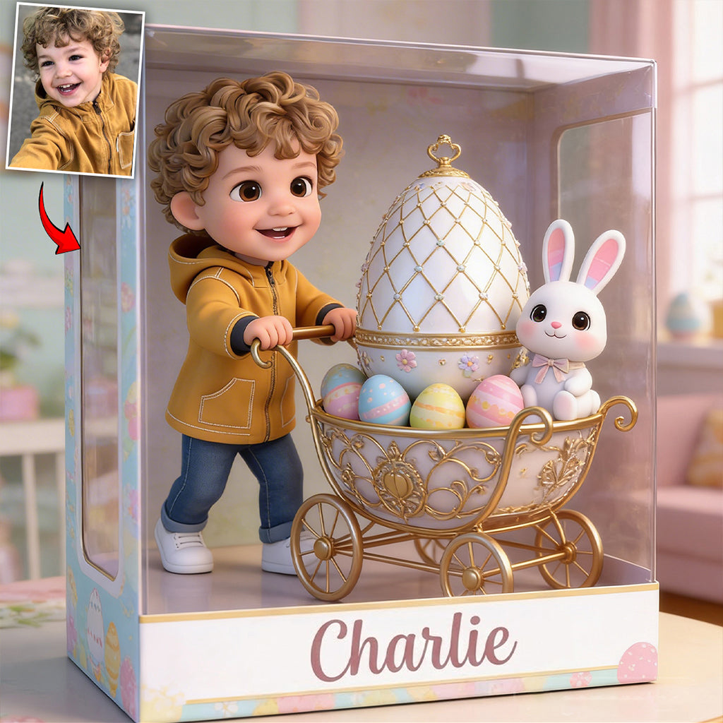 Custom Any Photo Best Easter Gift - Personalized Kid Custom Shaped Acrylic Plaque