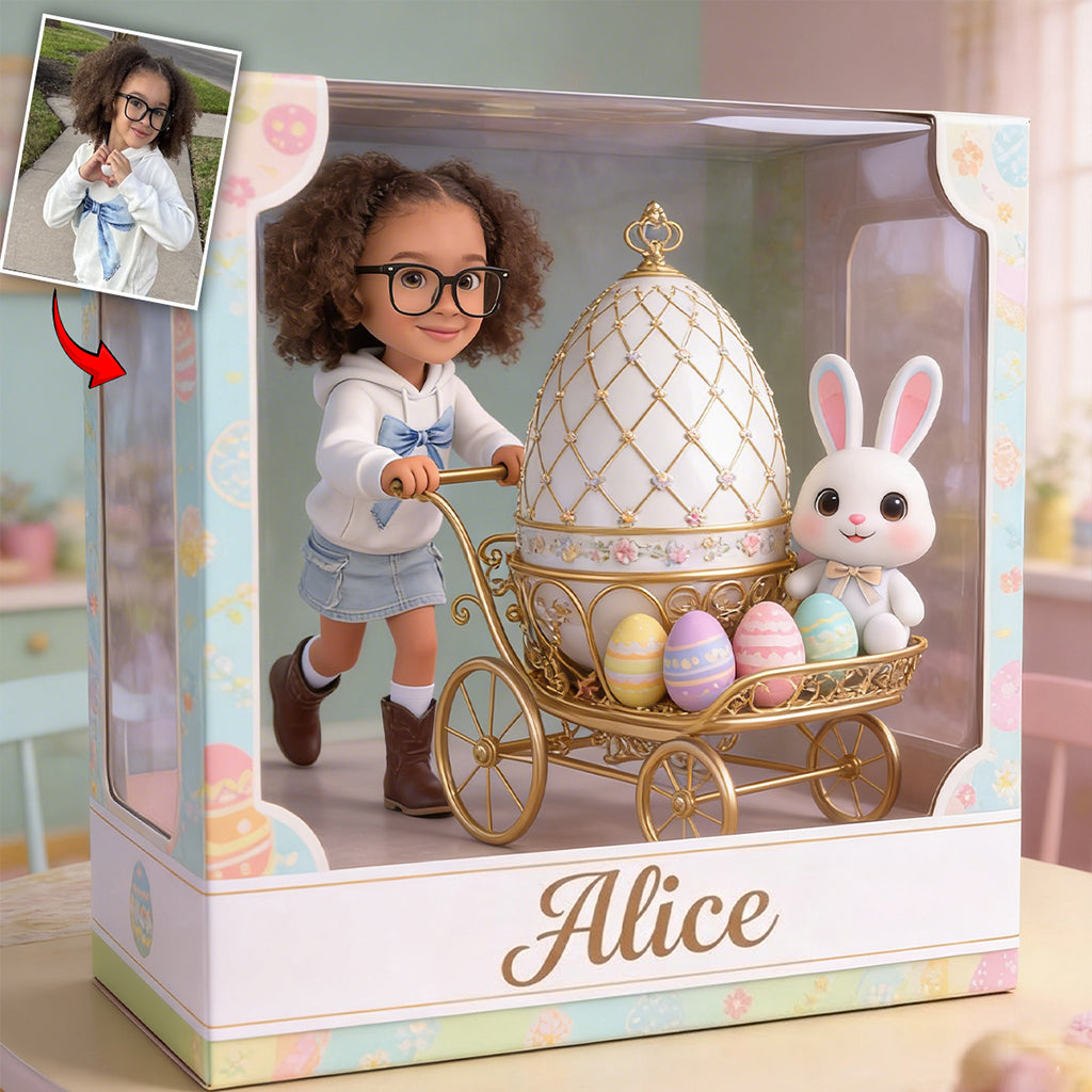 Custom Any Photo Best Easter Gift - Personalized Kid Custom Shaped Acrylic Plaque