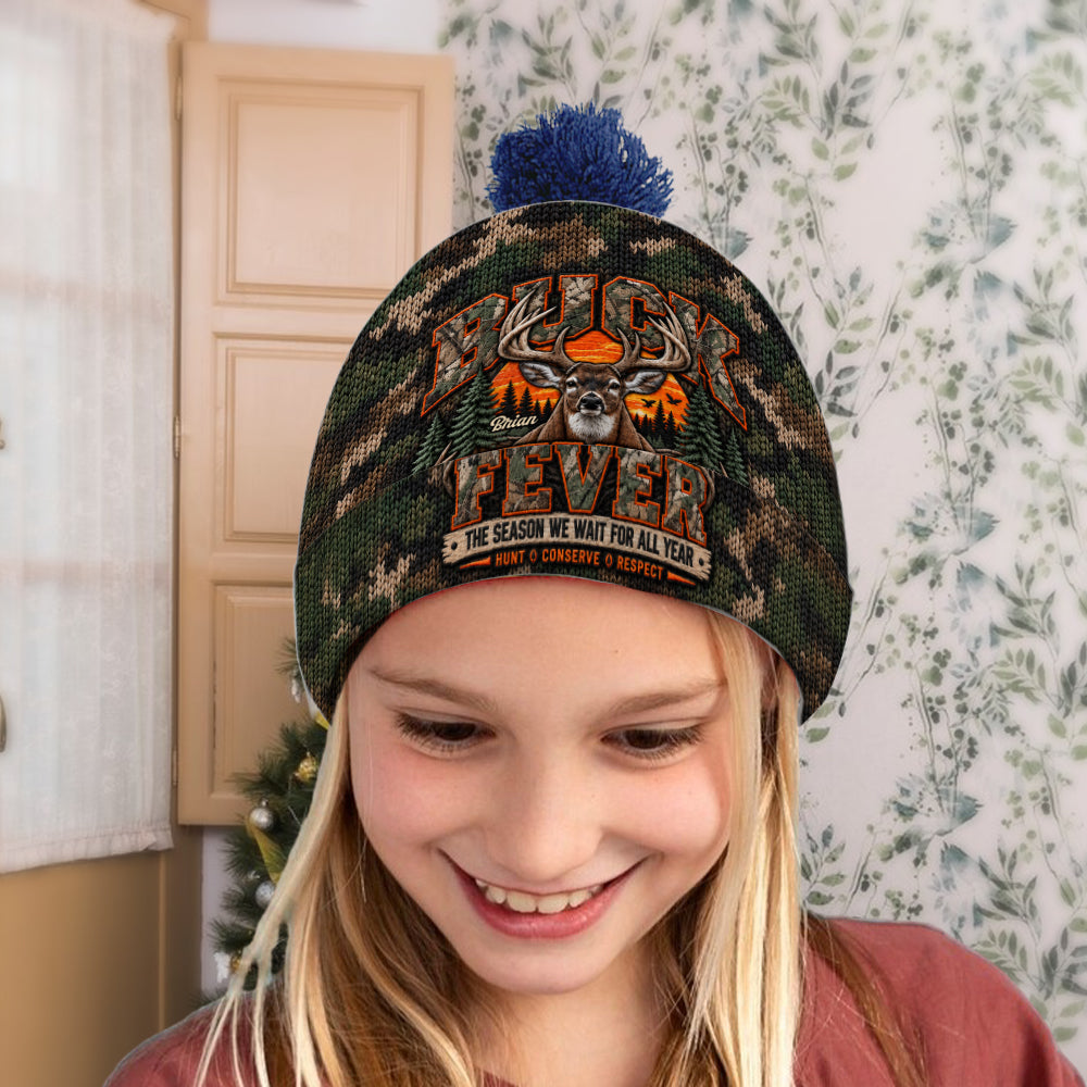 Buck Fever - Personalized Hunting Beanie Hat