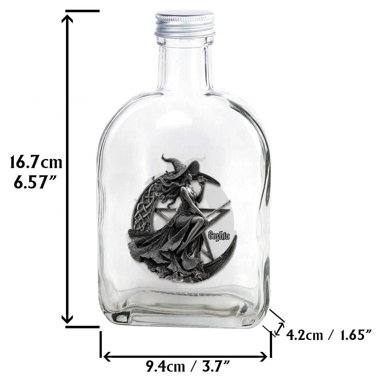 Der Hexenweg zum Whisky – Personalisierte Whiskyflasche und Glas