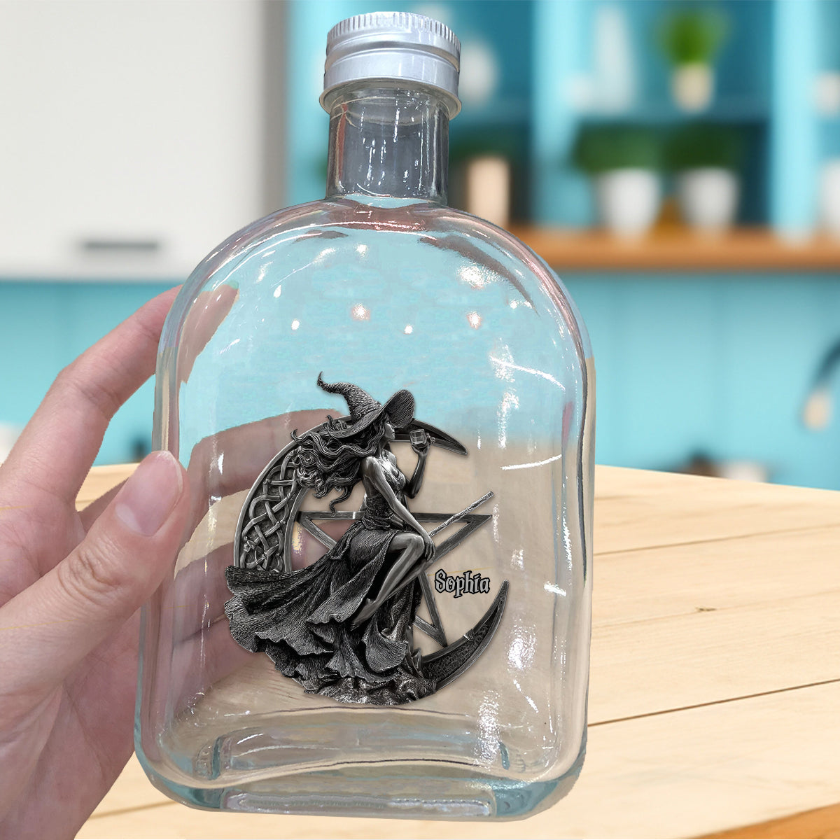 Der Hexenweg zum Whisky – Personalisierte Whiskyflasche und Glas