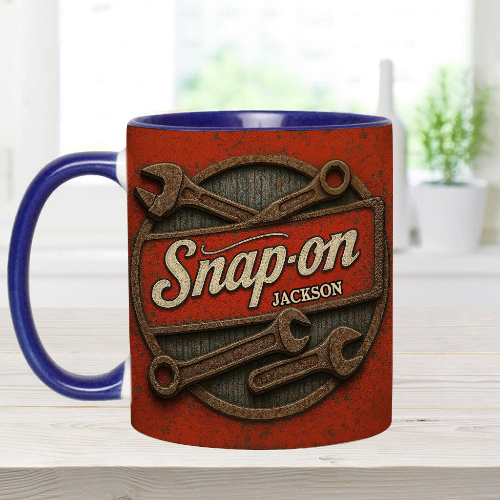 Snap-On - Personalized Mechanic Accent Mug