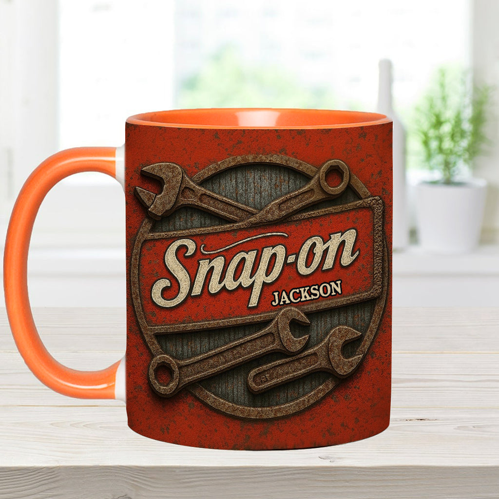 Snap-On - Personalized Mechanic Accent Mug
