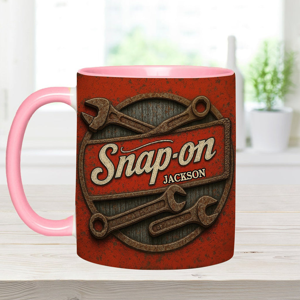 Snap-On - Personalized Mechanic Accent Mug