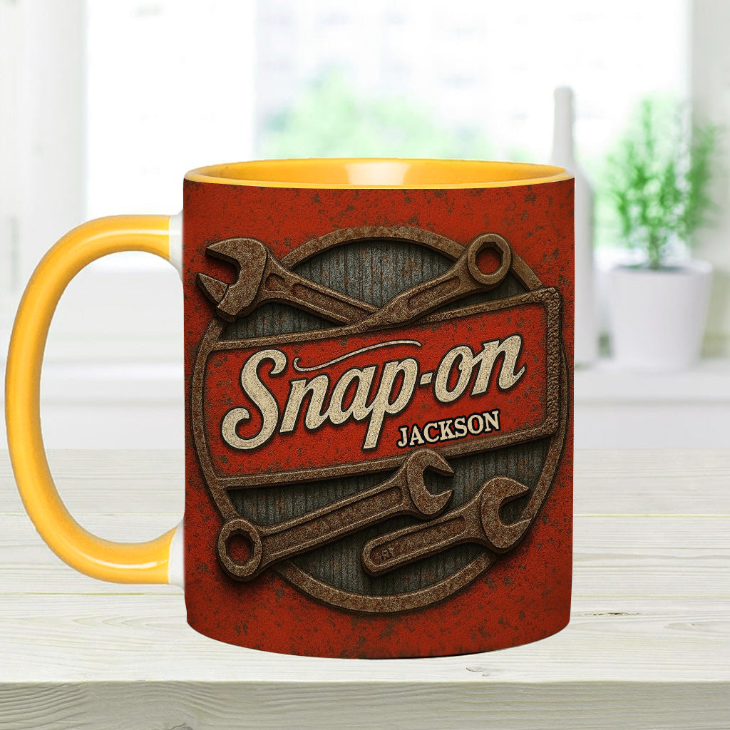 Snap-On - Personalized Mechanic Accent Mug