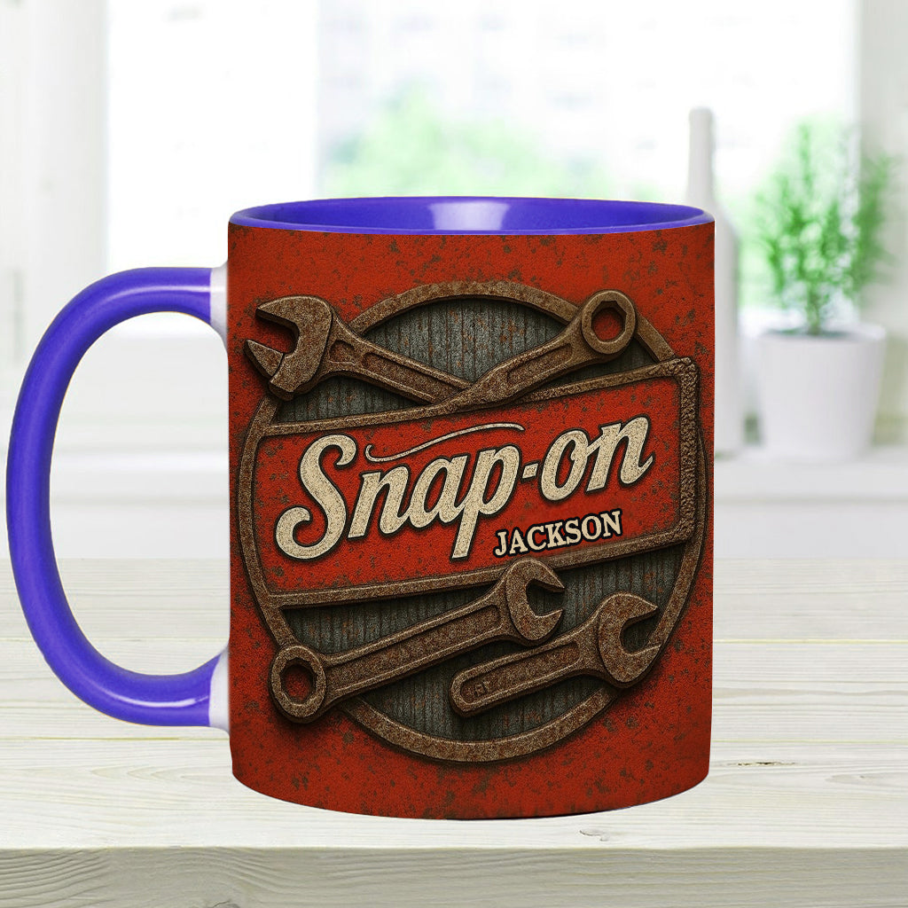 Snap-On - Personalized Mechanic Accent Mug