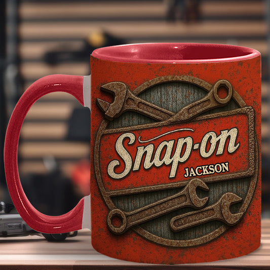 Snap-On - Personalisierte Tasse mit Mechaniker-Akzent