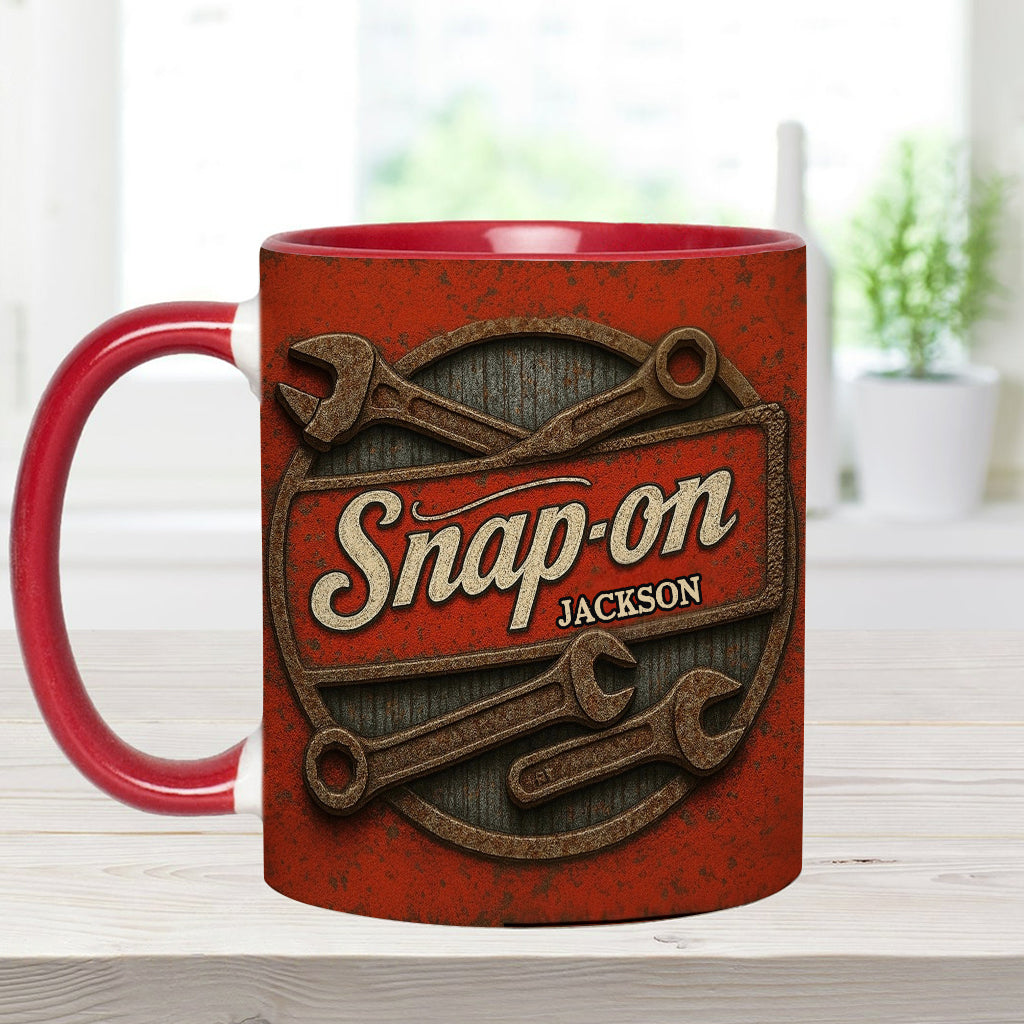 Snap-On - Personalized Mechanic Accent Mug