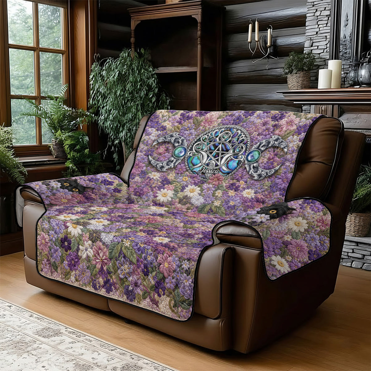 It's The Most Beautiful Time Of The Year - Personalized Witch Quilted Sofa/Couch Cover