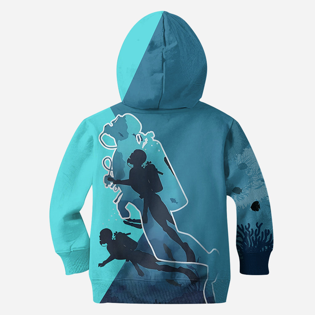 Ich liebe Tauchen – personalisiertes Taucher-T-Shirt