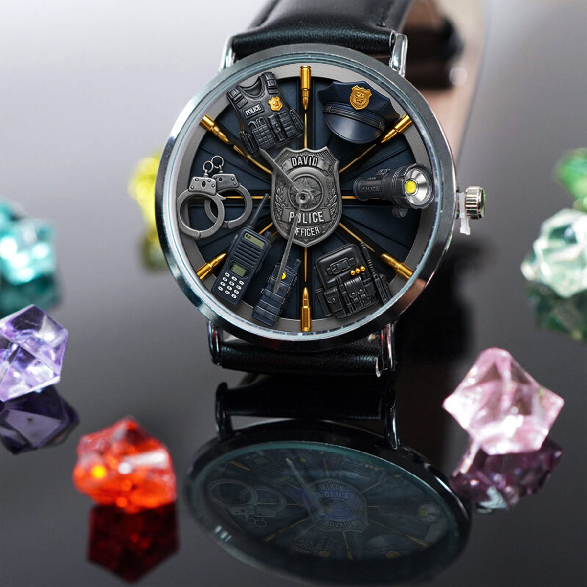 Serve And Protect - Personalized Police Officer Hand Watch