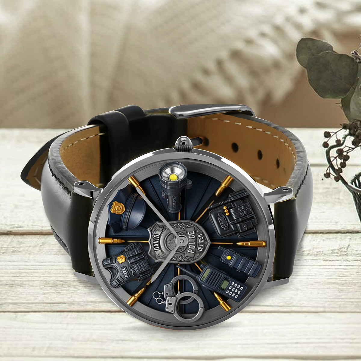 Serve And Protect - Personalized Police Officer Hand Watch