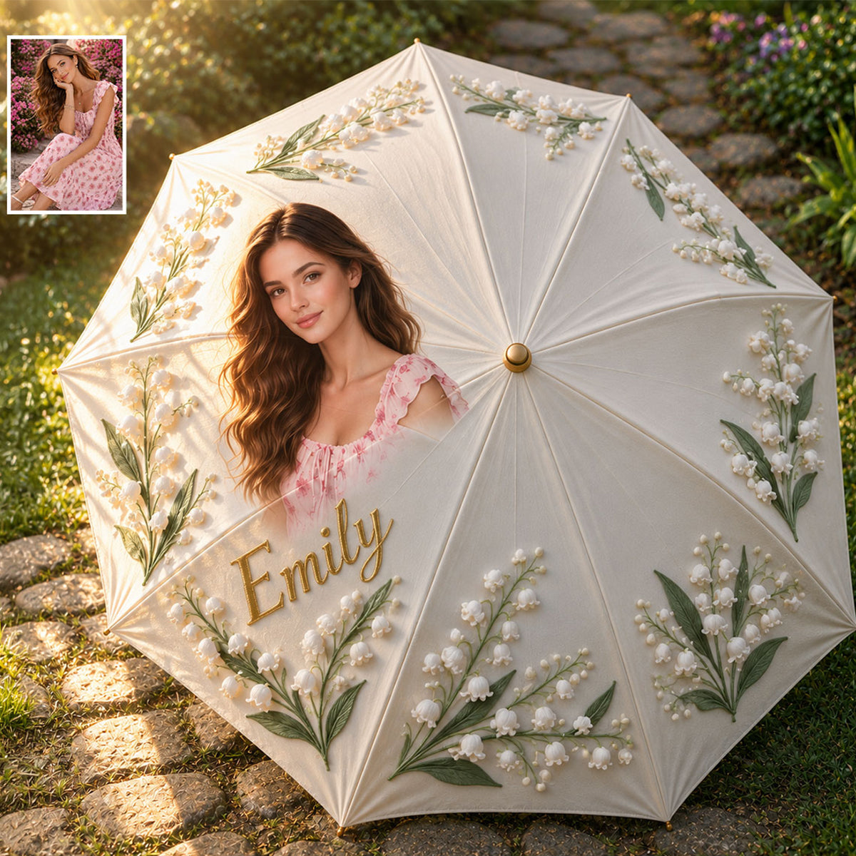 Custom From Any Photo - Personalized Self Love Umbrella