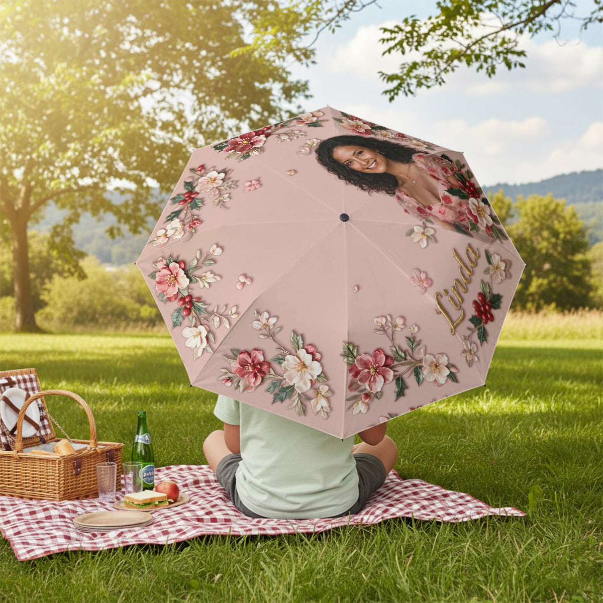 Custom From Any Photo - Personalized Self Love Umbrella