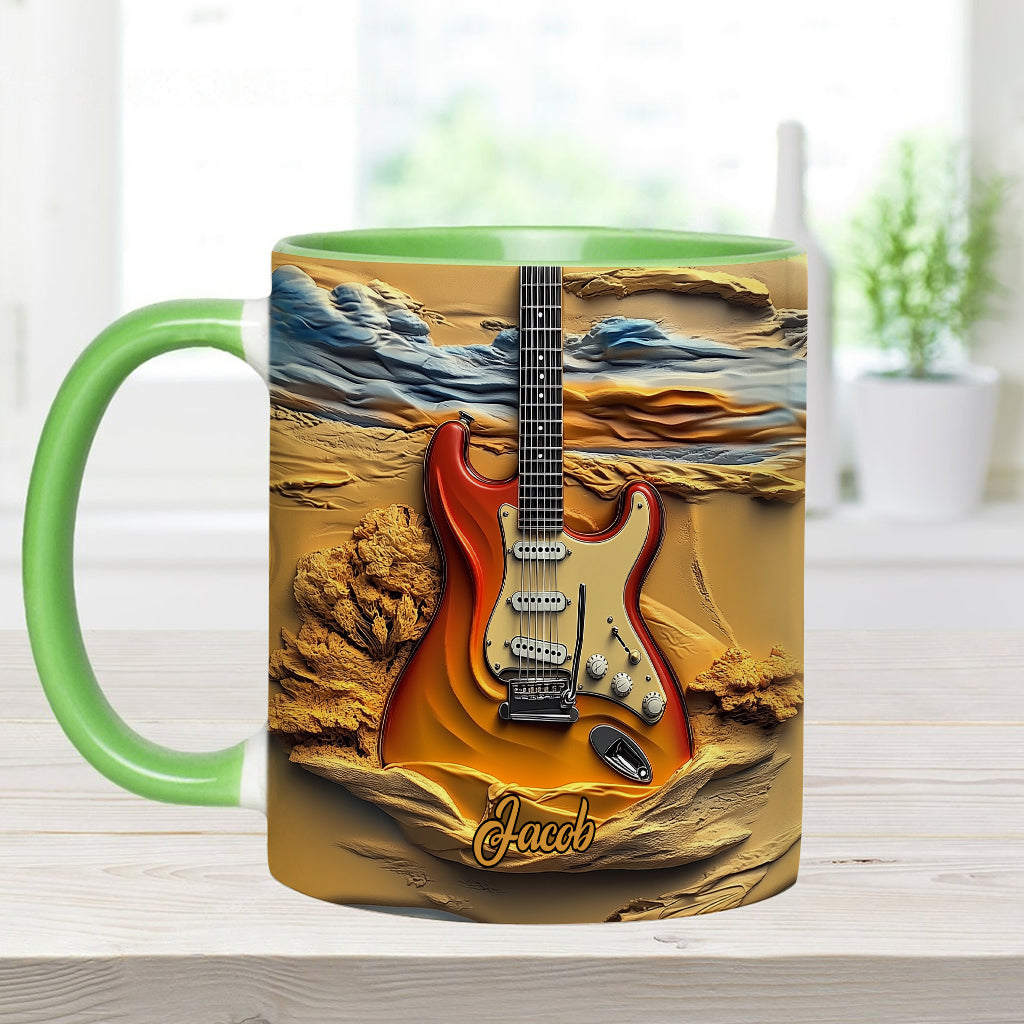 Love Guitar - Personalized Guitar Accent Mug