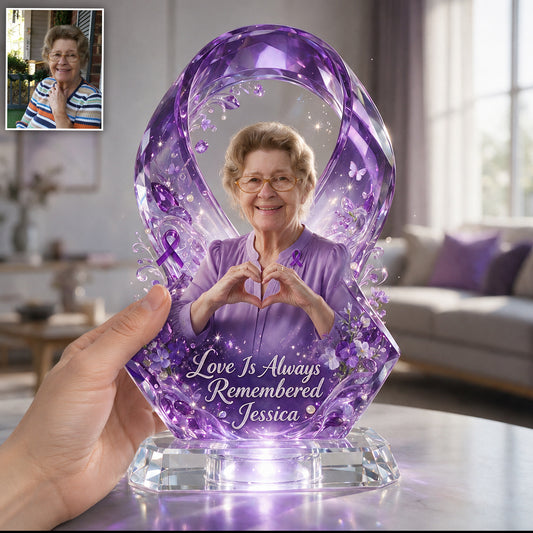 Every Memory Matters - Personalized Alzheimer Awareness Custom Shaped Acrylic Plaque