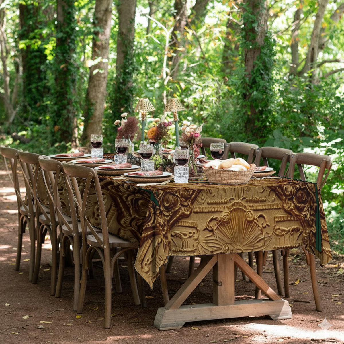 Personalisierte christliche Tischdecke mit Motiv Unserer Lieben Frau von Guadalupe