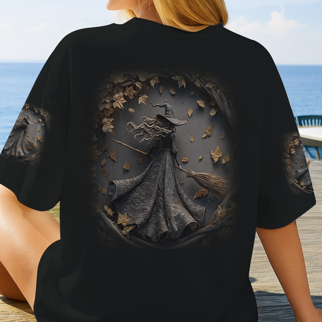 Schwarze Hexe – Personalisiertes Hexen-Shirt