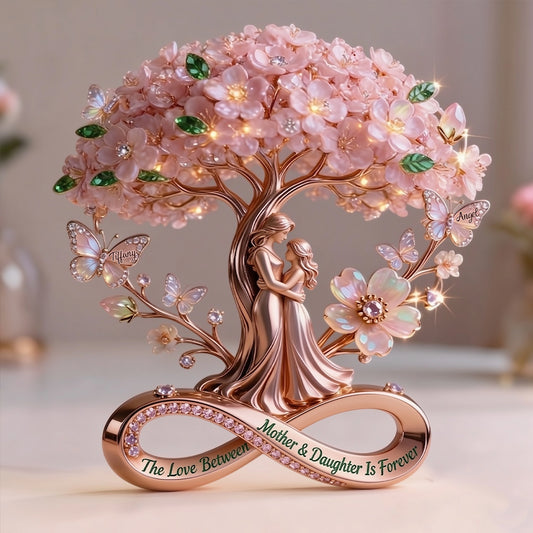 Die Liebe zwischen Mutter und Tochter ist für immer - Personalisierte Mutter Acrylplakette in benutzerdefinierter Form