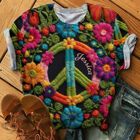 Hippie Soul – Personalisiertes Hippie-Shirt