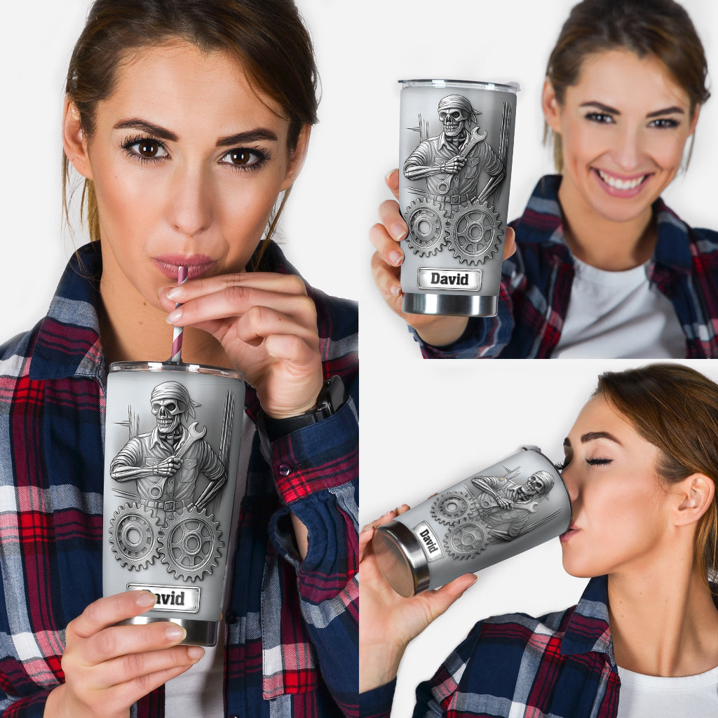 The Coolest Mechanic - Personalized Mechanic Tumbler