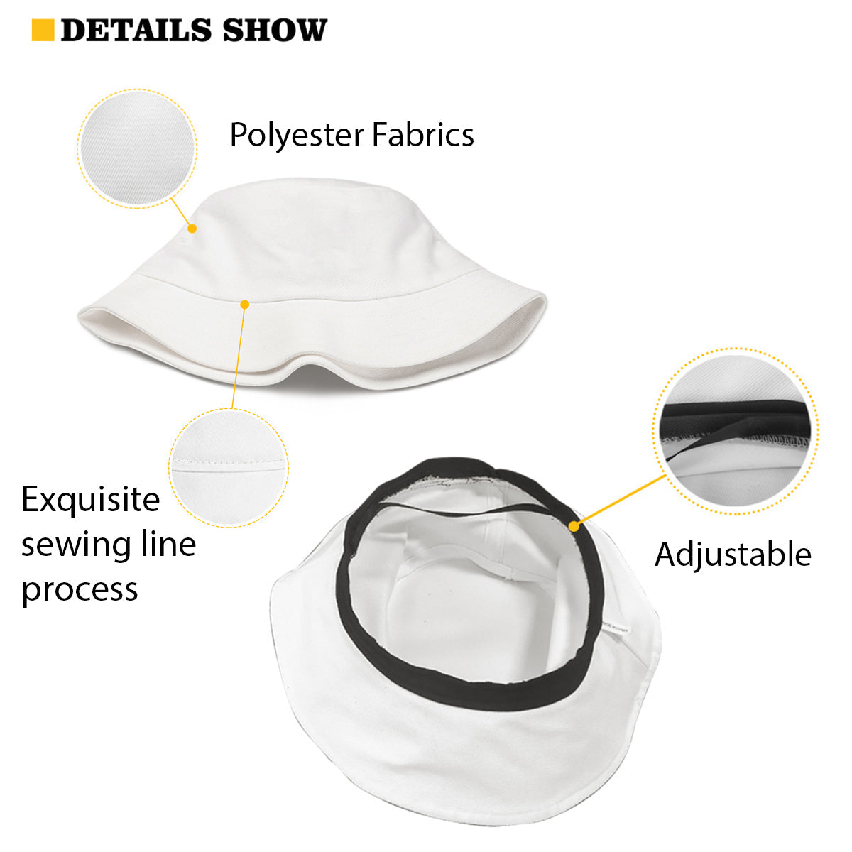 Geeignet für Ausflüge - Personalisierter Hippie-Bucket-Hat