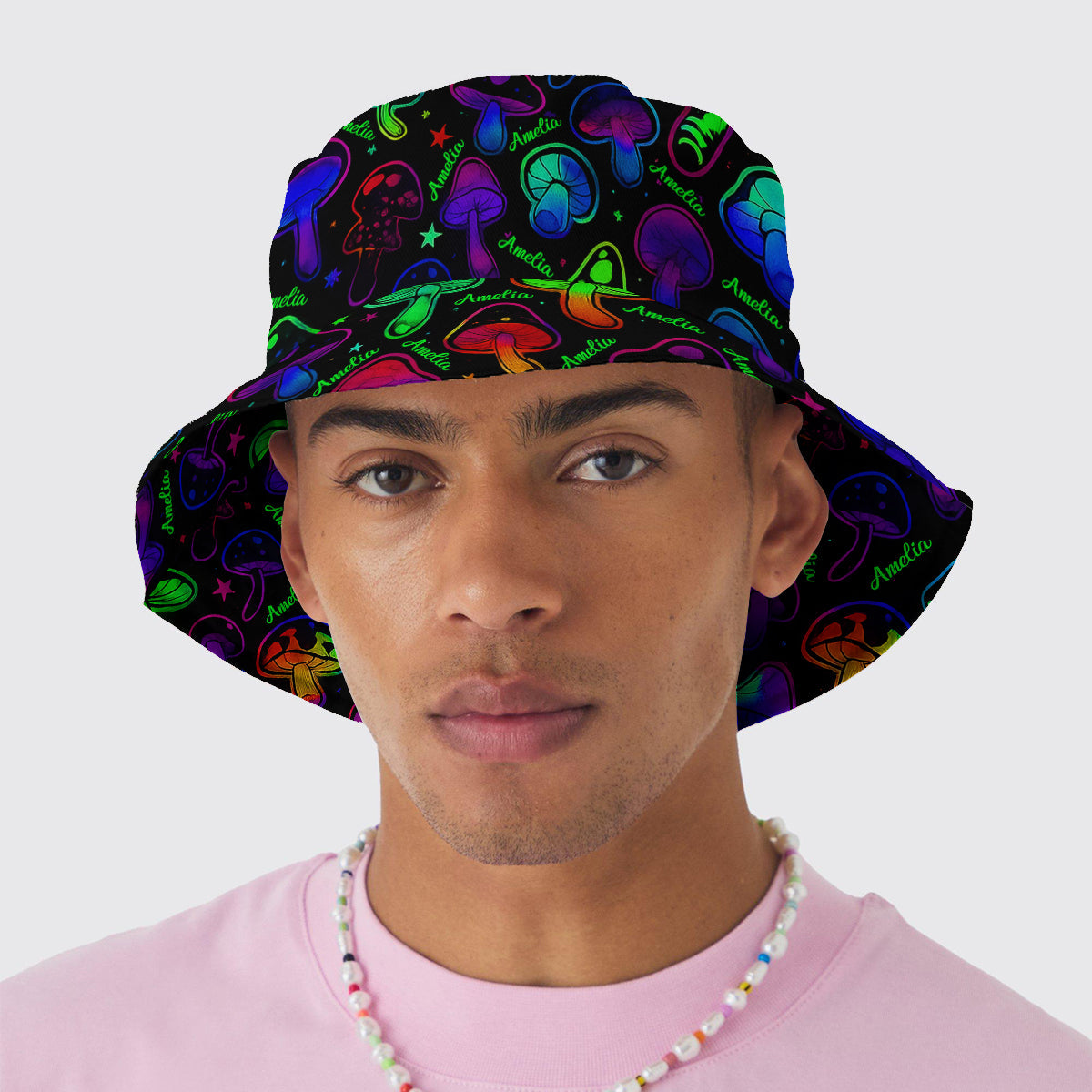 Geeignet für Ausflüge - Personalisierter Hippie-Bucket-Hat