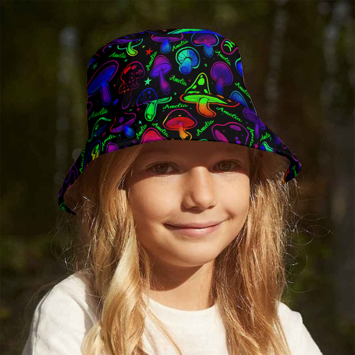 Geeignet für Ausflüge - Personalisierter Hippie-Bucket-Hat