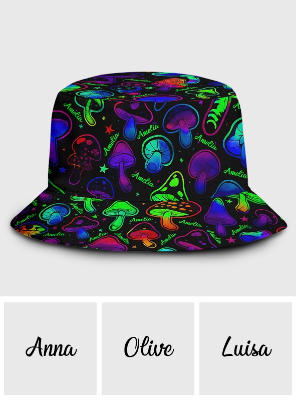 Geeignet für Ausflüge - Personalisierter Hippie-Bucket-Hat