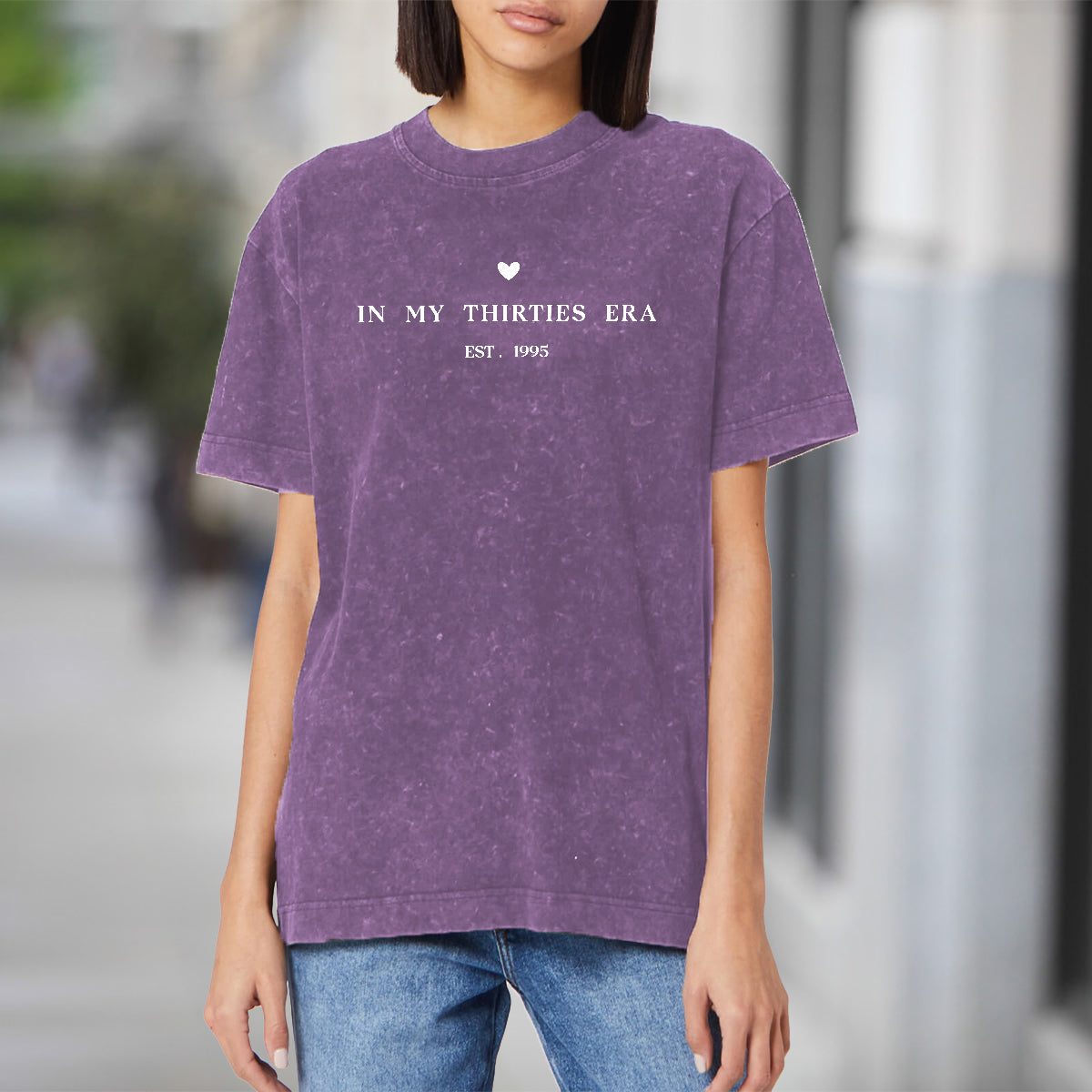 Birthday Gift - Personalized Birthday Washed T-Shirt