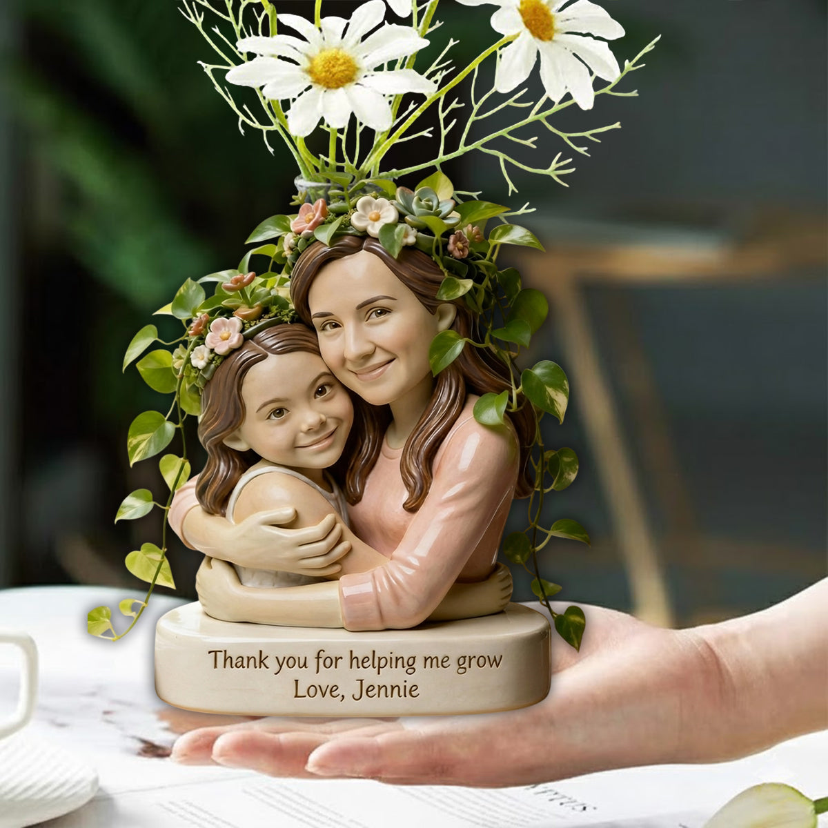 Custom From Any Photo - Personalized Gardening Custom Shape Acrylic Flower Vase