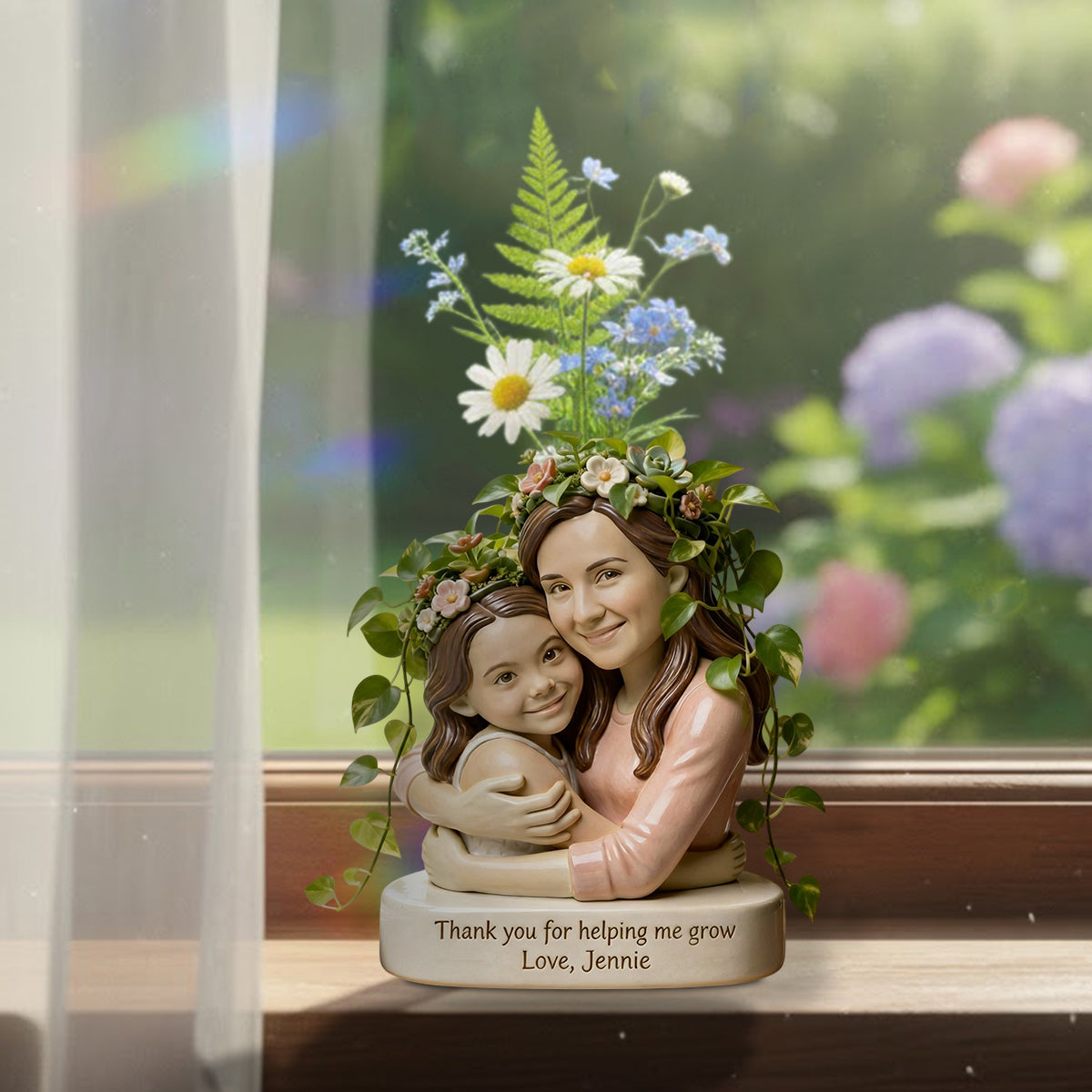 Custom From Any Photo - Personalized Gardening Custom Shape Acrylic Flower Vase