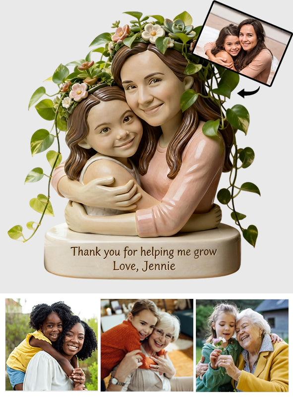 Custom From Any Photo - Personalized Gardening Custom Shape Acrylic Flower Vase