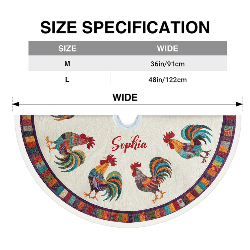 Liebe zum Huhn – Personalisierter Baumrock mit Huhn