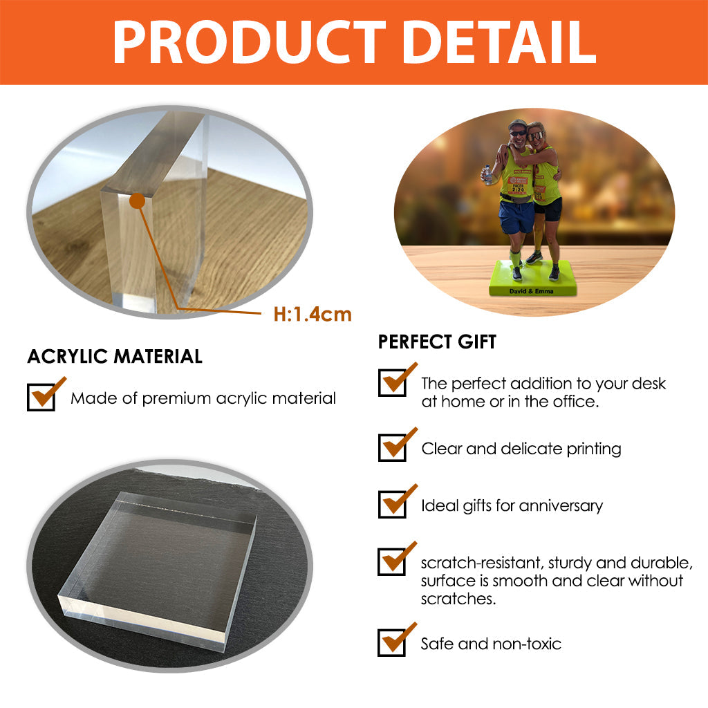 Individuell gestaltbare Acrylplakette in jeder gewünschten Form – nach Foto anfertigen